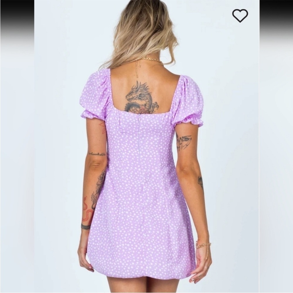 Princess‎ Polly FREYAH MINI DRESS PURPLE floral print size 4 - Picture 5 of 9